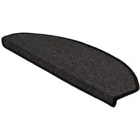 Karat Stufenmatte London Selbstklebend Anthrazit Halbrund 23,5 x 65 cm