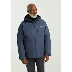 Jack Wolfskin Icecape 2L Down INS Jacket M RDS midnight sky XL - Funktionsjacke mit herausragendem Kälteschutz, wasserdichtem TEXAPORE PRO Material und erstklassiger Wärmeisolierung durch RDS Daunen – ideal für Outdoor-Abenteuer und kalte Tage.