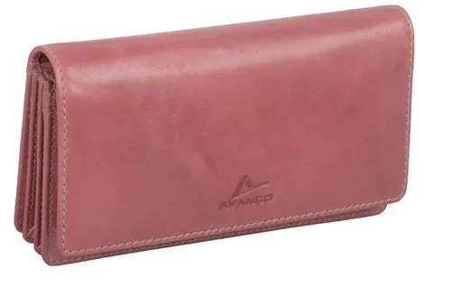 GlücksNugget Geldbörse Echtleder Damengeldbörse, cherry rot - Elegante Echtleder Damengeldbörse in cherry rot mit vielen Fächern für optimale Organisation. Ideal für stilbewusste Frauen, die Wert auf Qualität legen.