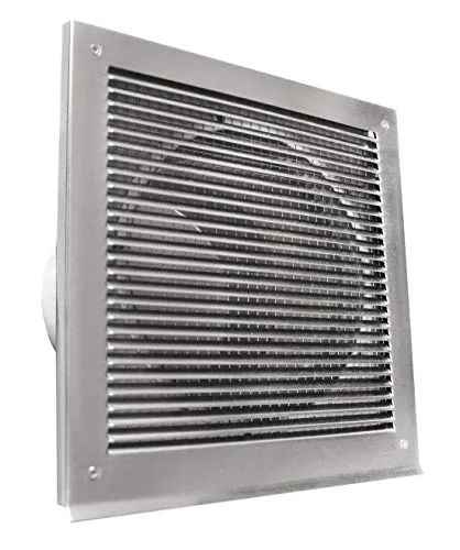 Edelstahl Lüftungsgitter ALGRES 150 - Abzüge, Gitter & Belüftungen - Hochwertiges Edelstahl-V2A-Gitter mit Insektenschutz, ideal für Zuluft und Abluft, einfache Montage und langlebig.