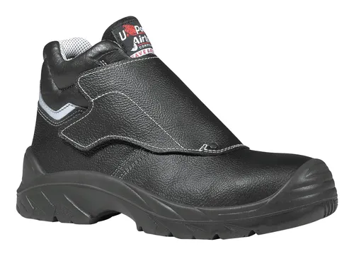 U-Power Schweißerstiefel Bulls, S3, Größe 42 - Robuste Fußschutzstiefel für Schweißer, mit Sicherheitsklasse S3 und hervorragendem Nässeschutz für optimalen Komfort und Sicherheit bei der Arbeit.