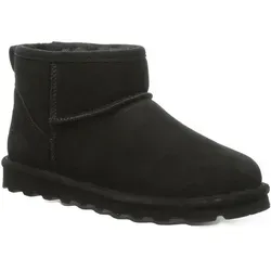Bearpaw Damen Shorty Stiefelette Black II, 37 EU - Wanderschuhe im klassischen Sheepskin-Style, gefüttert und wasserabweisend mit NeverWet Imprägnierung für trockene Füße bei jedem Wetter.
