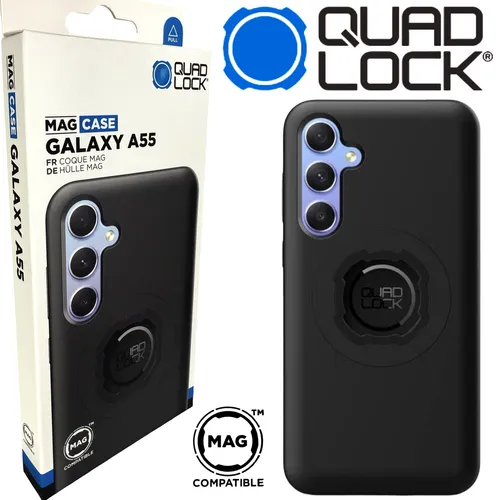 Quad Lock MAG Handycase für Samsung Galaxy schwarz von Quad Lock