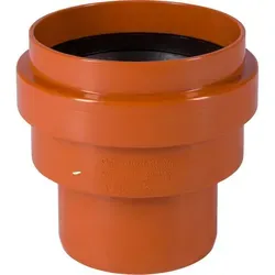 Übergang Steinzeug auf KG-Rohr (Ausführung: DN 110 (KG) auf 125 (Steinzeug))
