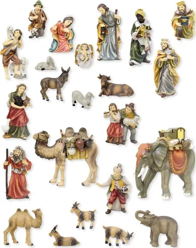 FADEDA Krippenfigur 23x FADEDA Mathias-Krippenfiguren, Höhe in cm: 9 (23 St)
