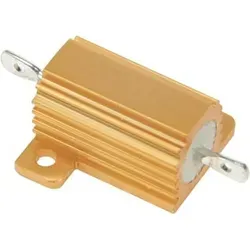 Leistungswiderstand 25 W 120 Ohm ± 5 % aus eloxiertem Aluminium, 47x27x15,5 mm