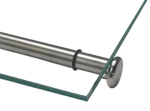 Regalbodenträger Edelstahl massiv Regalbodenhalter Glasboden Halterung *522 1