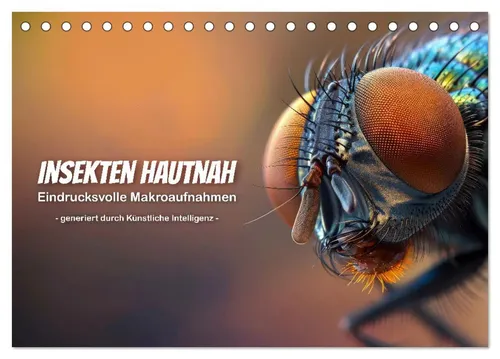 Peter R. Stuhlmann | Insekten hautnah (Tischkalender 2026 DIN A5 quer),...