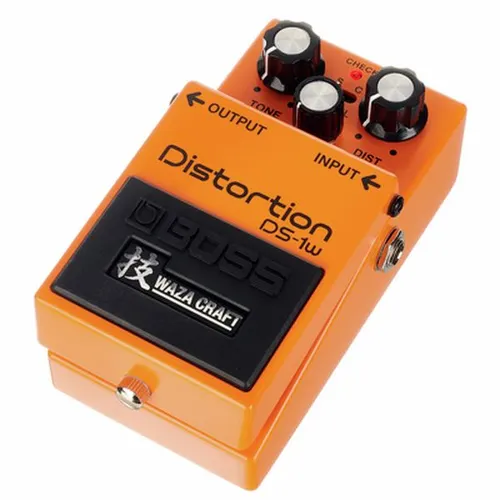 BOSS DS-1W Special Edition Waza Craft Distortion-Pedal - Gitarren-Effektgeräte / -Preamps, legendärer Sound mit zwei Modi für vielseitige Klangoptionen und fette Distortion-Sounds.