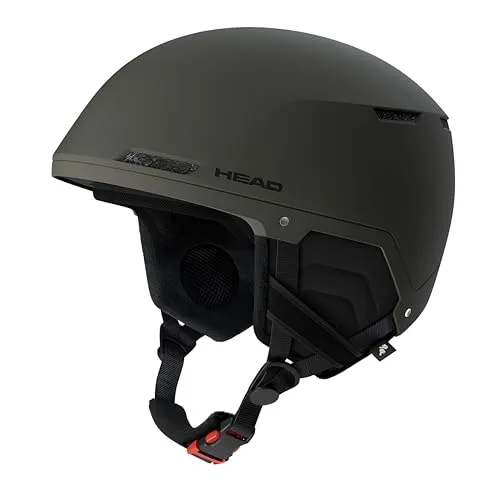 Skihelm Snowboardhelm Ski Snowboard Helm - Head Compact Evo - Ski Helm - mit optimiertem Belüftungssystem - geeignet für Skifahren Snowboarden (moosgrün, M/L (56-59 cm))