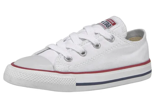 Converse All Star Ox 7J256C-102 für Mädchen - Weiße Sneaker für Kleinkinder, stylisch und bequem, perfekt für den Alltag und erste Schritte.