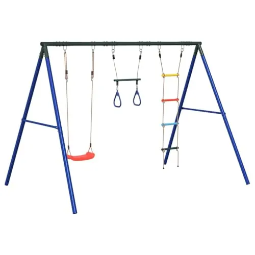 vidaXL Schaukel-Set mit Trapez und Strickleiter