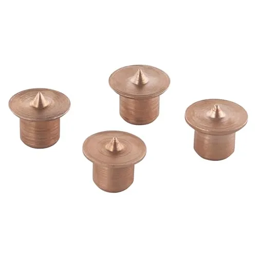 wolfcraft Dübelfixe Dübel-Markierspitzen I 2912000 I Clevere Markierhilfe für passgenaue Dübelbohrungen, 4 Stück, Ø 8mm