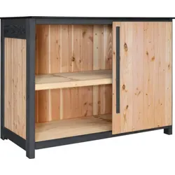 Gartenschrank/Outdoorküche Konsta Typ 603 Eckmodul Douglasie 120 x 58 x 92 cm