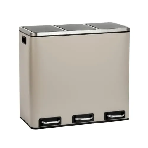 SVITA TM3X18 Mülleimer mit 3 Fächern von SVITA