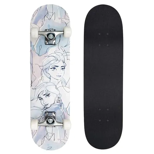 Disney Frozen Skateboard für Jugendliche, 79 cm, rutschfest