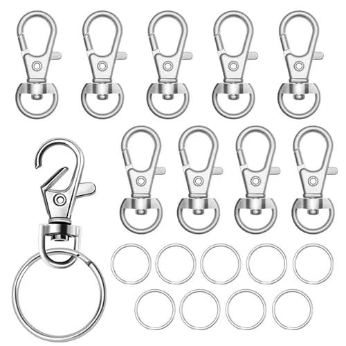 Stücke keyring schlüsselanhänger ring schlüsselringe schlüsselanhänger basteln schlüsselring für Handgemachtes Zubehör von Schmuck Handtaschen Schultertaschen Tragetaschen 10
