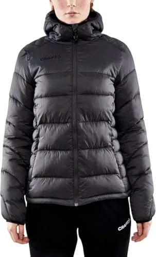 Craft Isolations-Daunenjacke Core Explore Isolate - Granitgrau für Damen, Größe XS - Funktionsjacken - Die warme Jacke mit Wärmepolsterung aus Recyclingpolyester bietet einen ungesteppten Einsatz für individuelles Branding und ist ideal für Outdoor-Aktivitäten bei kaltem Wetter.
