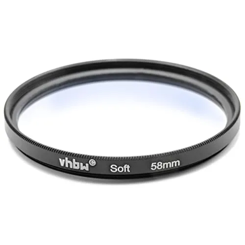 vhbw Weichzeichner Filter für Kameras, Digitalkameras, DSLR - 58 mm