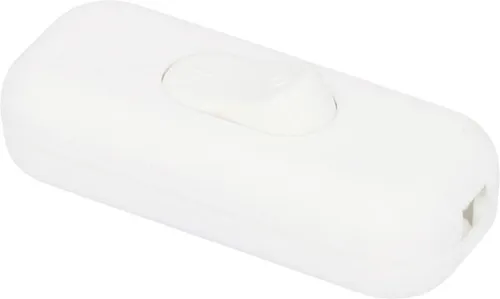 Schnur-Zwischenschalter 1p 250V 2A weiß  Schalter