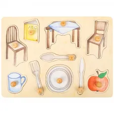 small foot Setzpuzzle Alltagsgegenstände 287373 von small foot