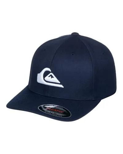 Quiksilver Mountain and Wave Hut für Herren - Stylische Mütze aus Acrylwollstoff mit Curved Brim und 3D-Stickerei, perfekt für Outdoor-Aktivitäten und lässige Looks.