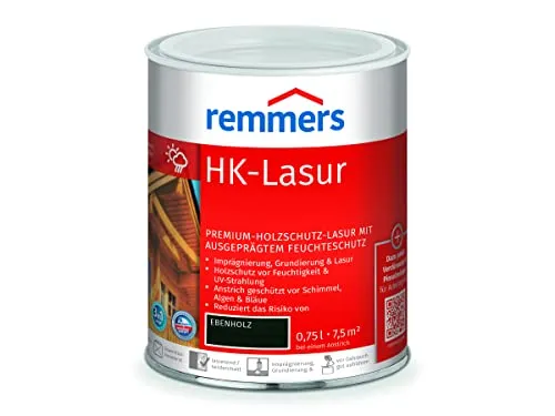 Remmers HK-Lasur ebenholz, 0,75 Liter von Remmers
