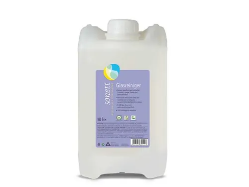 Sonett Glasreiniger 10 Liter - Reinigungsmittel für starke Verschmutzungen, hinterlässt frischen Duft und sorgt für streifenfreie Sauberkeit.