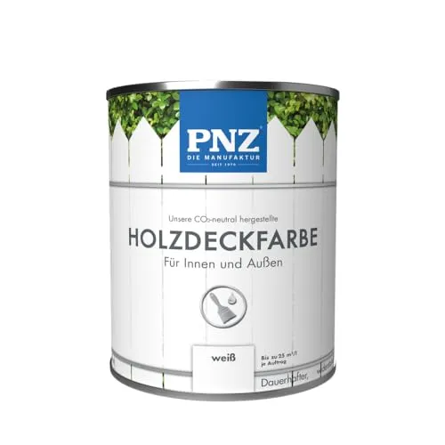 PNZ Holzdeckfarbe, Gebinde:10L, Farbe:weiß