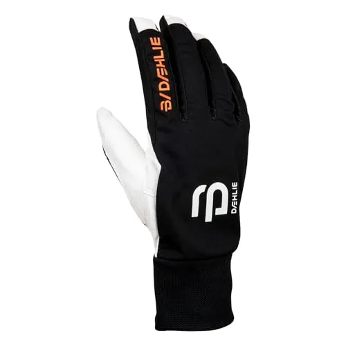 B DÆHLIE Daehlie Herren Damen Unisex Fäustlinge Langlaufhandschuhe Skihandschuhe Glove Race Synthetic, Farbe:Schwarz, Artikel:-99900 black, Größe:10
