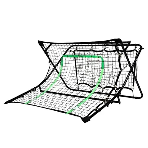 VirtuFit Fußball-Rebounder – verstellbar & klappbar – 113 x 106 x 61 cm – ideal für Kindertraining & Technikübungen