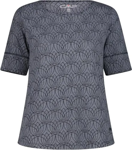 CMP Woman T-Shirt Black Blue - 38