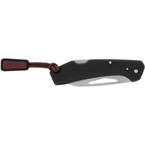 Gerber Taschenmesser mit Zugband, LST Mini, 440A Wharncliffe-Edelstahlklinge, Griffschalen aus glasfaserverstärktem Nylon, Klingenlänge: 4,8 cm, Schwarz, 1074528
