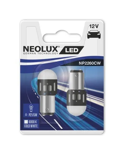 Für NEOLUX NLXNP2260CW-02B LED light bulb LED LED Interior (2 pcs) 6000K 12V 1,