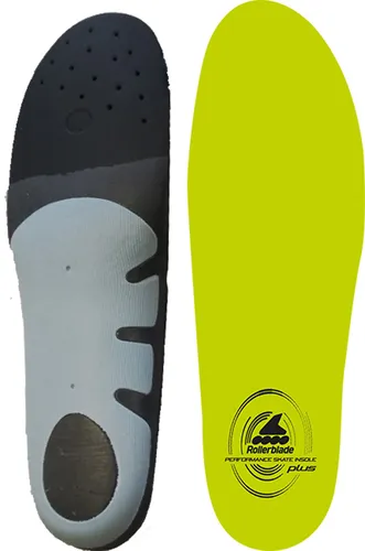 ROLLERBLADE PERFORMANCE SKATE PLUS Einlegesohle 2025 - lime/black, 44,5 - Einlegesohlen für Skates, bieten perfekten Komfort und Stabilität. Der dynamische Stabilisator minimiert Fußermüdung und optimiert die Reaktionsfähigkeit.