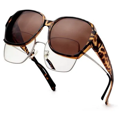 Gepolarisierte Überzieh-Sonnenbrille für Brillenträger mit UV400 Schutz