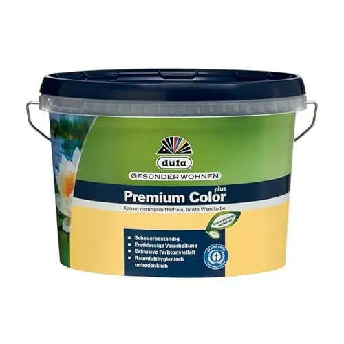 Düfa Premium Color plus Wandfarbe 2,5 L Farbwahl 2,5 l, Farbe:Fröhliche Sonnenstrahlen
