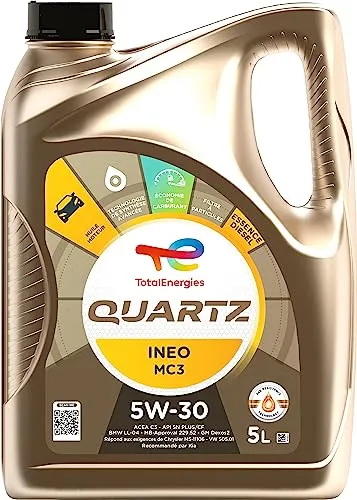 TotalEnergies Quartz Ineo MC3 5W-30 Motoröl, 5 Liter