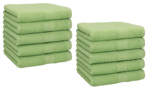 Betz Seiftuch 10 Stück Premium Seiflappen-Set 30x30 cm - Saunahandtücher: 10-tlg. Set aus 100% Baumwolle, flauschig und saugstark, ideal für Wohlfühlmomente. Waschbar bei 60°C und trocknergeeignet.