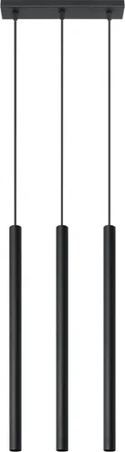 Sollux SL.0470 Pendelleuchte PASTELO 3 schwarz - Moderne Hängelampe im Kerzenstil, ideal für Essbereiche. Sie kombiniert klassisches Design mit zeitgemäßer LED-Technologie für eine stilvolle Beleuchtung.
