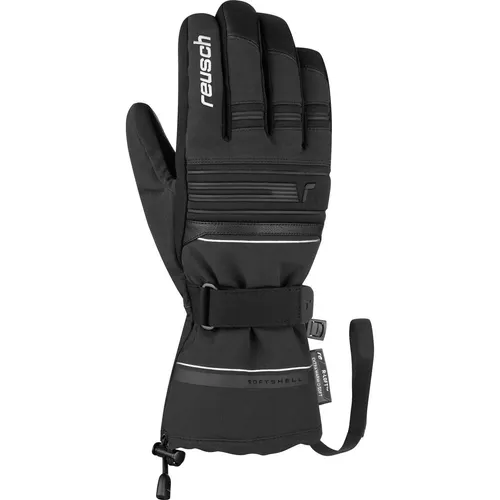 Reusch Kondor R-TEX XT Handschuhe - Wasserdichte Skihandschuhe (Größe 9, schwarz) - Skihandschuhe mit langer Stulpe und Stopper-System, ideal für lange Abfahrten in tiefem Schnee und optimalen Wetterschutz.