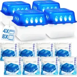 Stimo 4x Luftentfeuchter Box mit Nachfüllpacks von Stimo