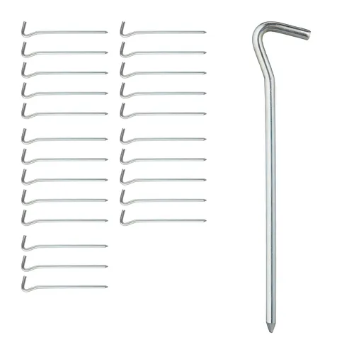 Zeltheringe Zeltanker Bodenanker Camping Heringe Zeltbefestigung 24 Stück