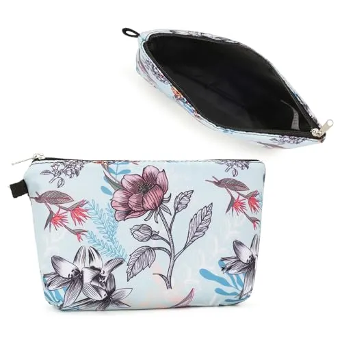 Miss Lulu Kleine Kosmetiktasche Reise Make up Tasche Kulturbeutel Organizer Kosmetikzubehör für Damen Tampon Aufbewahrung Binden Tasche Perioden Tasche mit Reißverschluss Hygienebeutel