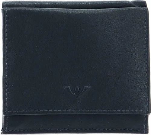 Voi Soft Robin Geldbörse Leder 9 cm - Dunkelblau, mit RFID Blocker und 8 Kartenfächern für optimale Sicherheit und Übersicht
