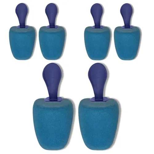 DELFA Schuhspanner Karrée - Größe 37-41 - Set aus 3 Paar - Schaumstoff Schuhformer Schuhstrecker - für Damen Schuhe mit eckiger Form