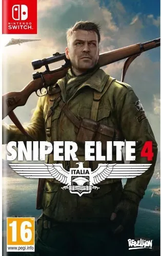 Sniper Elite 4 für Nintendo Switch - Kriegsspiel mit spannenden Scharfschützen-Elementen, ideal für strategische Spieler und Fans von realistischen Shooter-Erlebnissen.