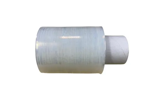 Packen24 GmbH Schutzfolie Bündelstretchfolie transparent 100 mm x ca. 150 m - 23 µ Stretchfolie, (1-St)
