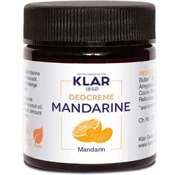 KLAR Deocreme Mandarine 30 ml