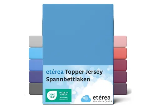 etérea Himmlische Qualität Spannbettlaken etérea Comfort Jersey Topper Spannbettlaken, Jersey, Gummizug: rundum, (1 Stück)